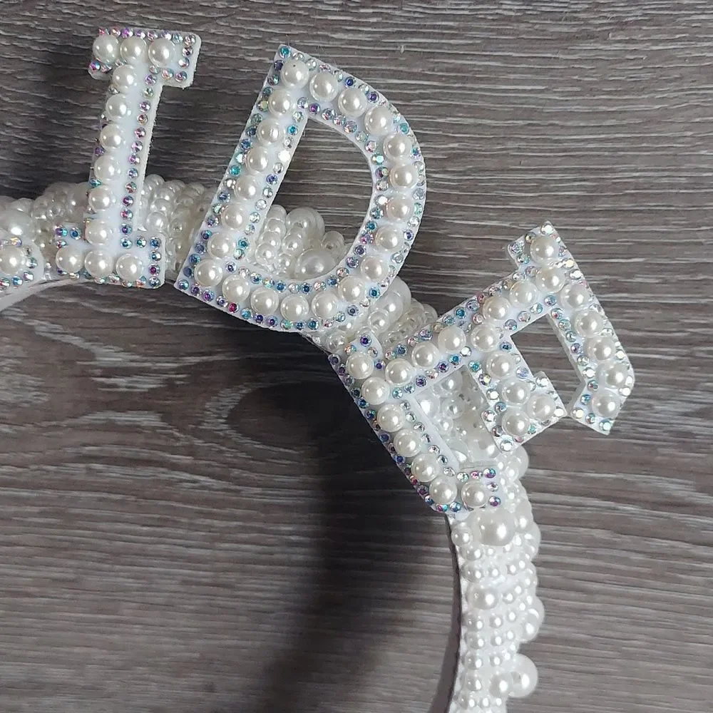 Pearl Embellished Bride Headband